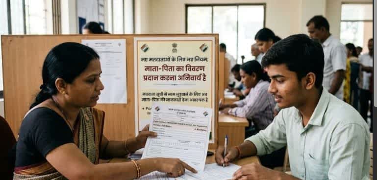 नए वोटर्स के लिए SIR नियम लागू, माता-पिता की जानकारी अनिवार्य अब