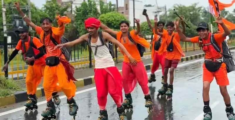 420 KM स्केटिंग कांवड़ यात्रा, युवाओं ने देवघर पहुंचकर रचा इतिहास