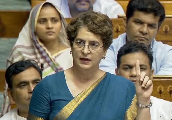 बृजभूषण के बरी होने पर प्रियंका गांधी का मोदी सरकार पर हमला
