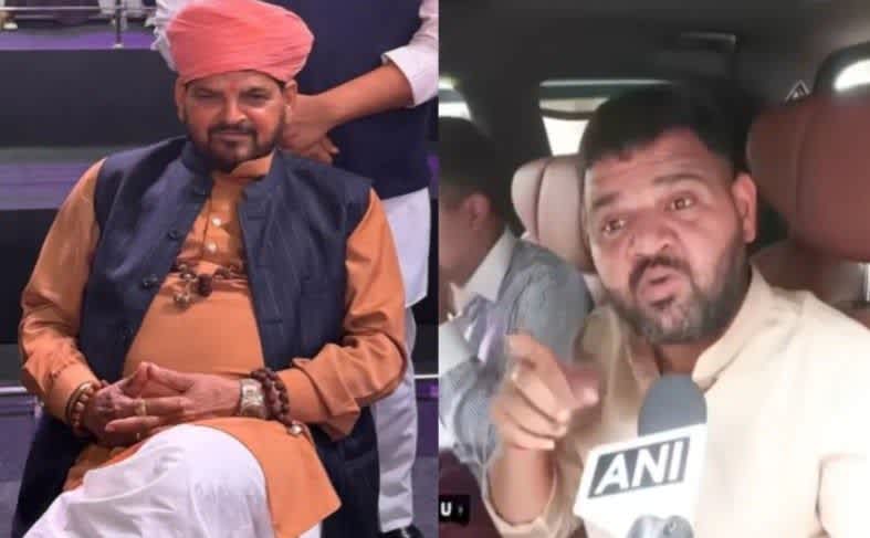 बृजभूषण को कोर्ट से राहत, बेटे ने विरोधियों से मांगी माफी