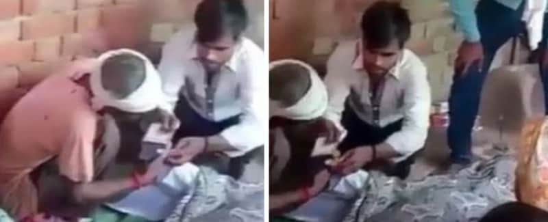 लखनऊ में जमीन के लालच में मृत पिता से लगवाया अंगूठा
