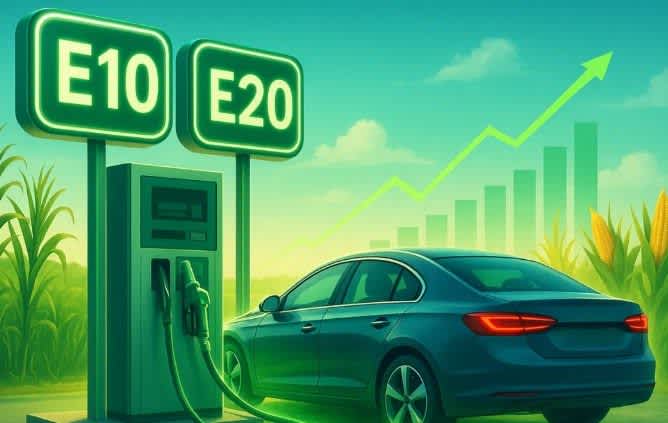 पुराने वाहनों के लिए E10 की वापसी? E20 पर CEA की खाद्य और जल संकट की चेतावनी