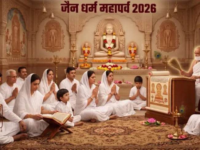 पर्युषण पर्व में 10 दिनों तक भगवान का अलग-अलग आंगी श्रृंगार
