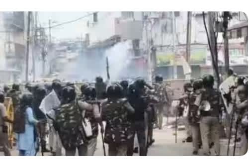 उज्जैन शाही मस्जिद विवाद में सड़क चौड़ीकरण के दौरान हुआ बवाल