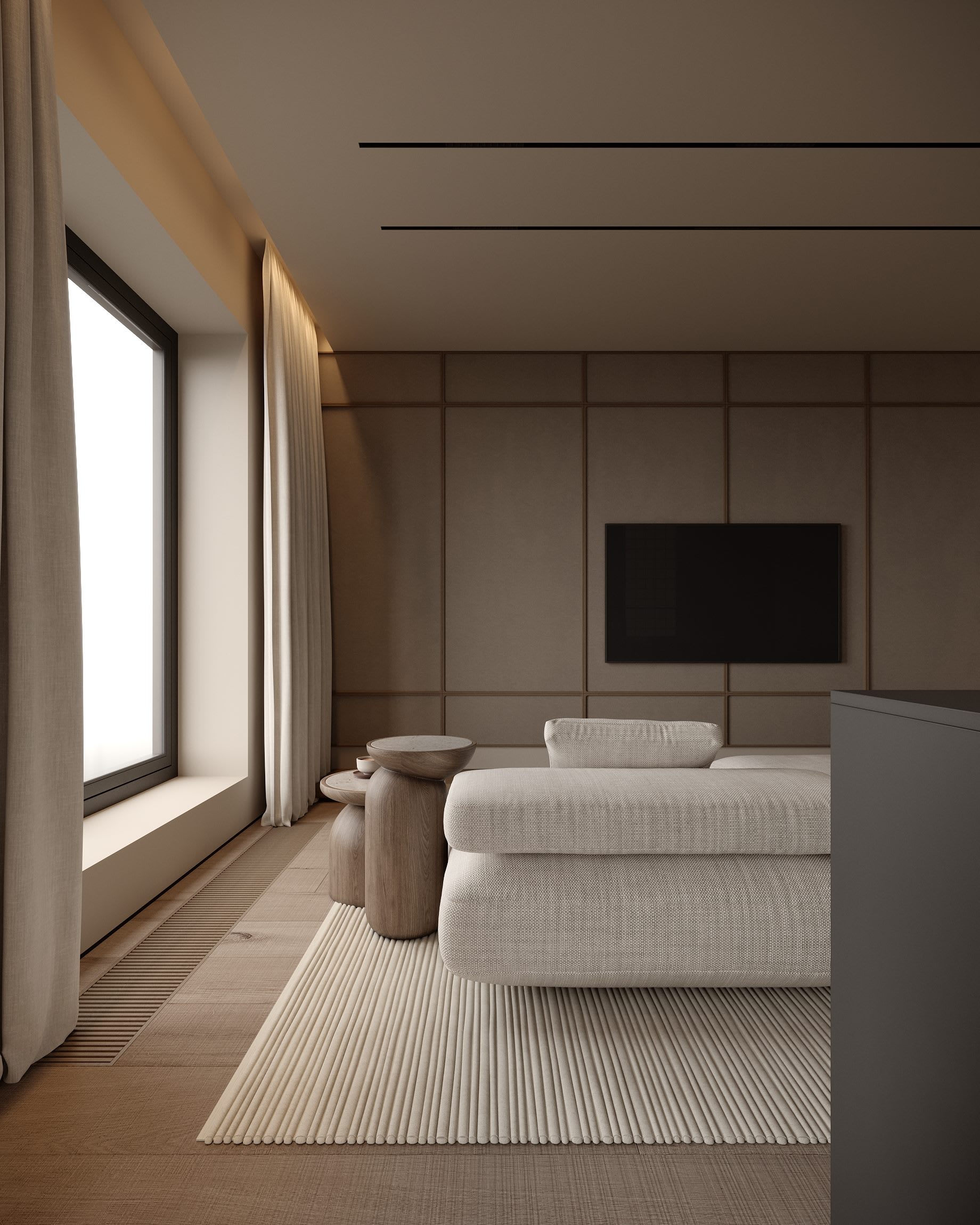 Дизайн интерьера гостиная в проекте NEVA HOUSE SPB
