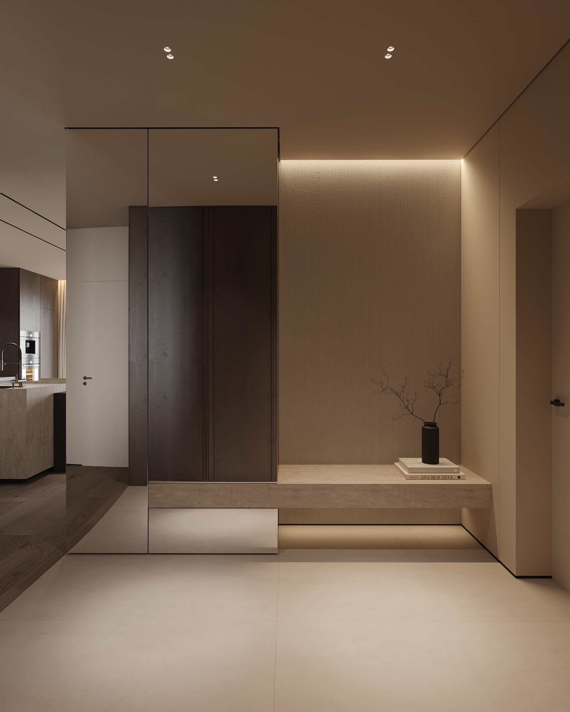 Дизайн интерьера гостиная в проекте NEVA HOUSE SPB