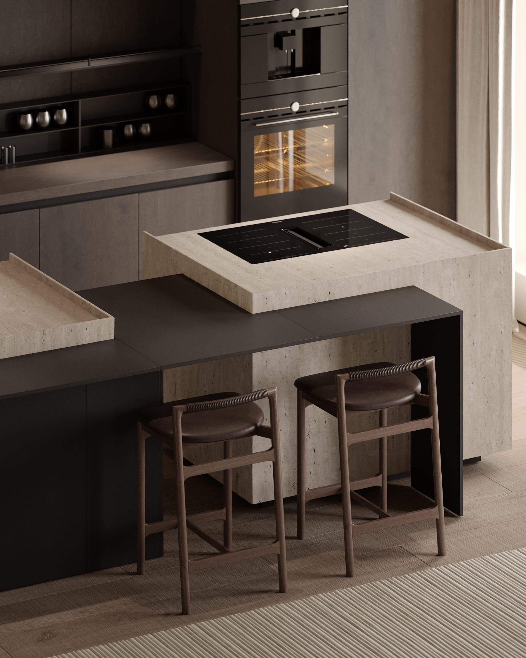 Дизайн интерьера гостиная в проекте NEVA HOUSE SPB