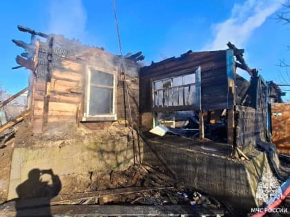 В саратовском селе на пожаре погиб мужчина