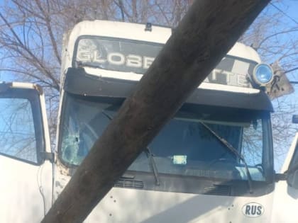 В Дубках тягач сбил женщину и повалил столб