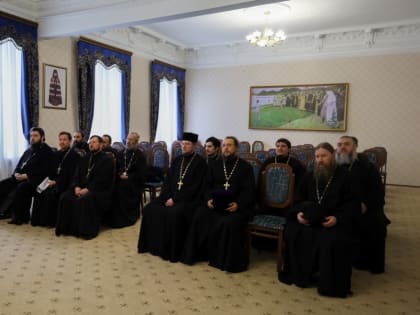 Состоялось собрание духовенства Балашовского благочиния