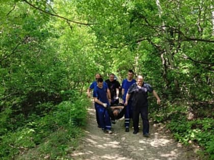 Саратовские медики вынесли на руках мужчину, которому стало плохо в лесу