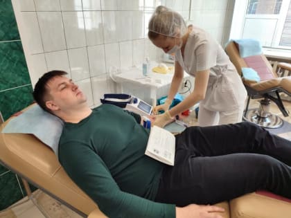 Коллектив Саратовской ГЭС стал участником донорской акции