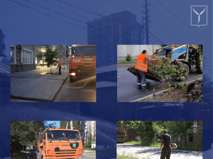 На территории города продолжаются работы по благоустройству