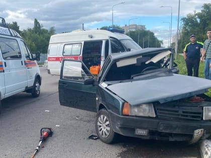 На улице Пушкина столкнулись две 