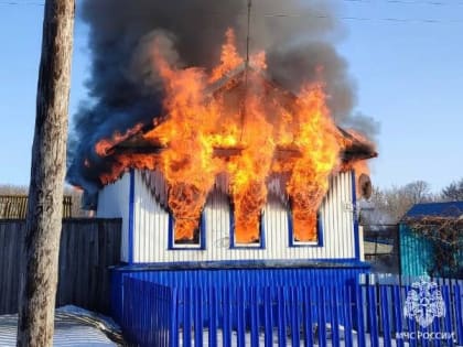 В Ивановке на пожаре погиб пожилой мужчина