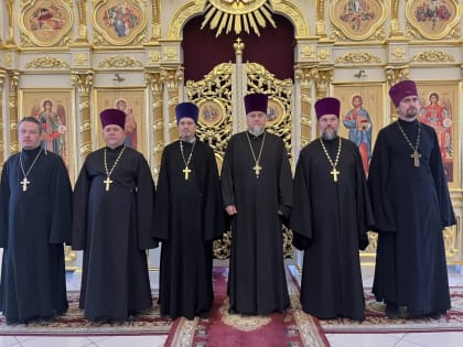 Cоборное служение священнослужителей Петропавловского благочиния