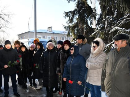 Состоялось открытие мемориальной доски в память о начальнике ОВД Советского района