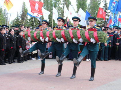 В Парке Победы на Соколовой горе состоялось торжественное мероприятие, посвященное 79-ой годовщине Победы в Великой Отечественной войне