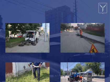 На территории города продолжаются мероприятия по благоустройству