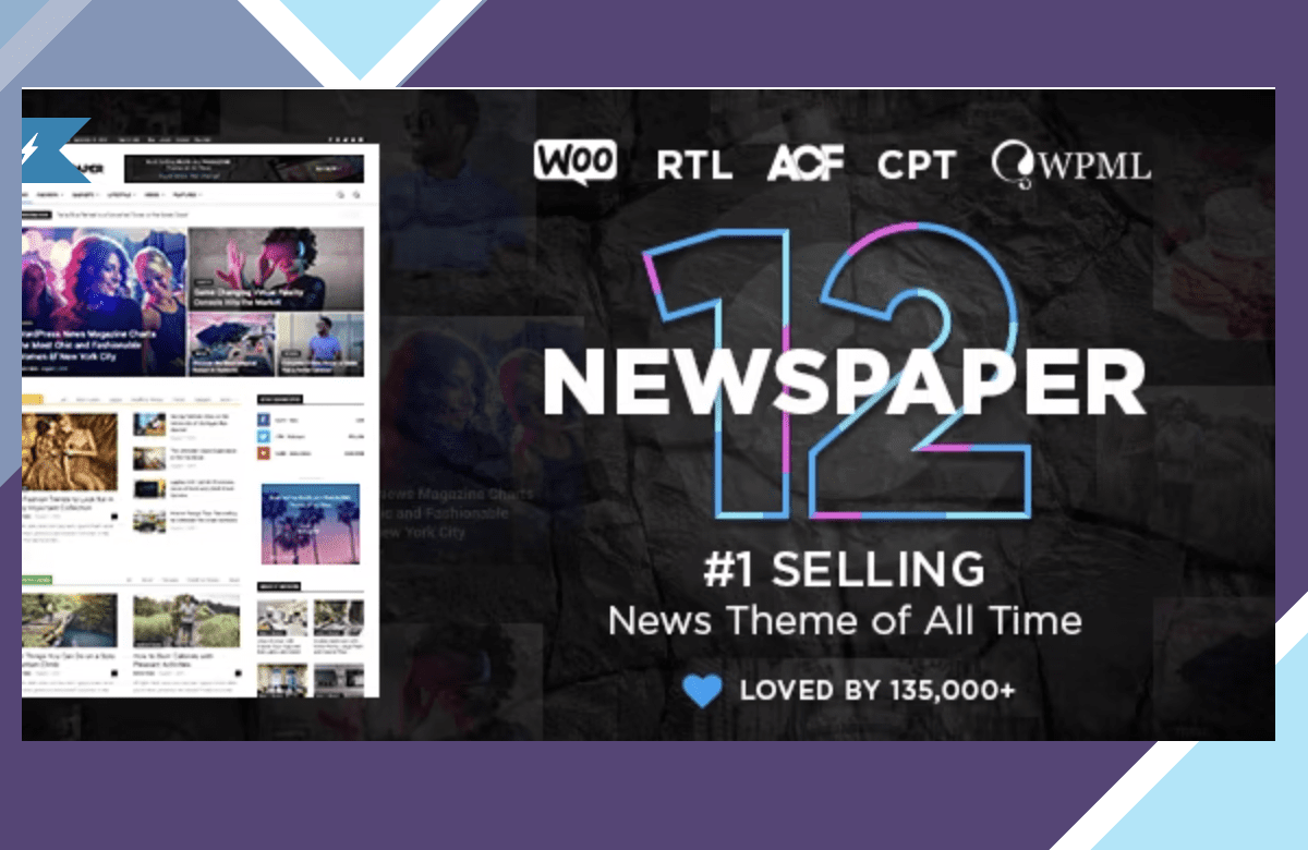 Newspaper – TagDiv screenshot