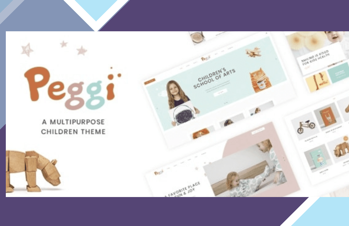 Peggi – Multipurpose Children WordPress Theme screenshot