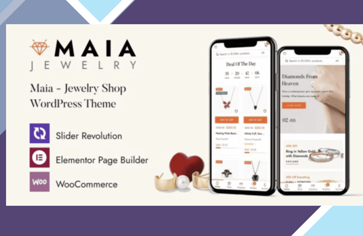 Maia – Jewelry Shop WordPress Theme screenshot