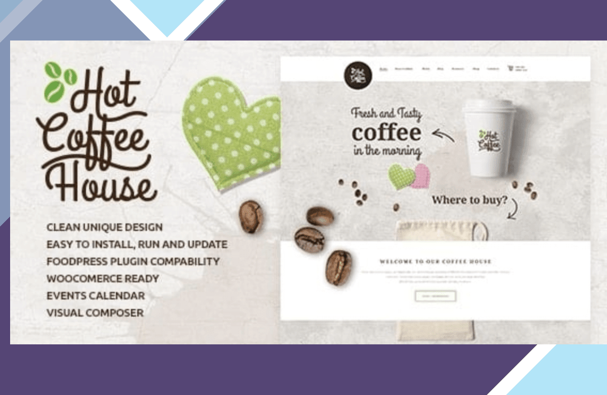 Hot Coffee | Coffee Shop, Farm and Cafe WordPress Theme screenshot