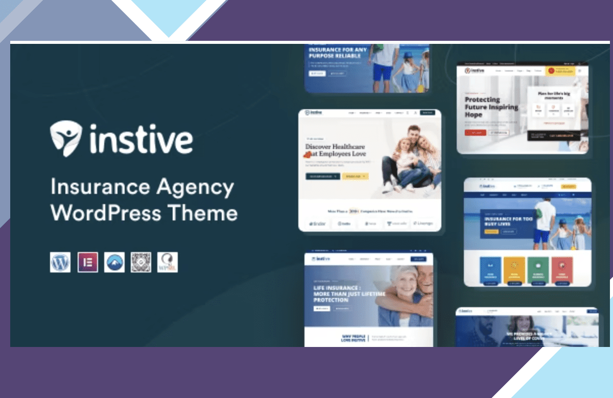 Instive – Insurance WordPress Theme screenshot