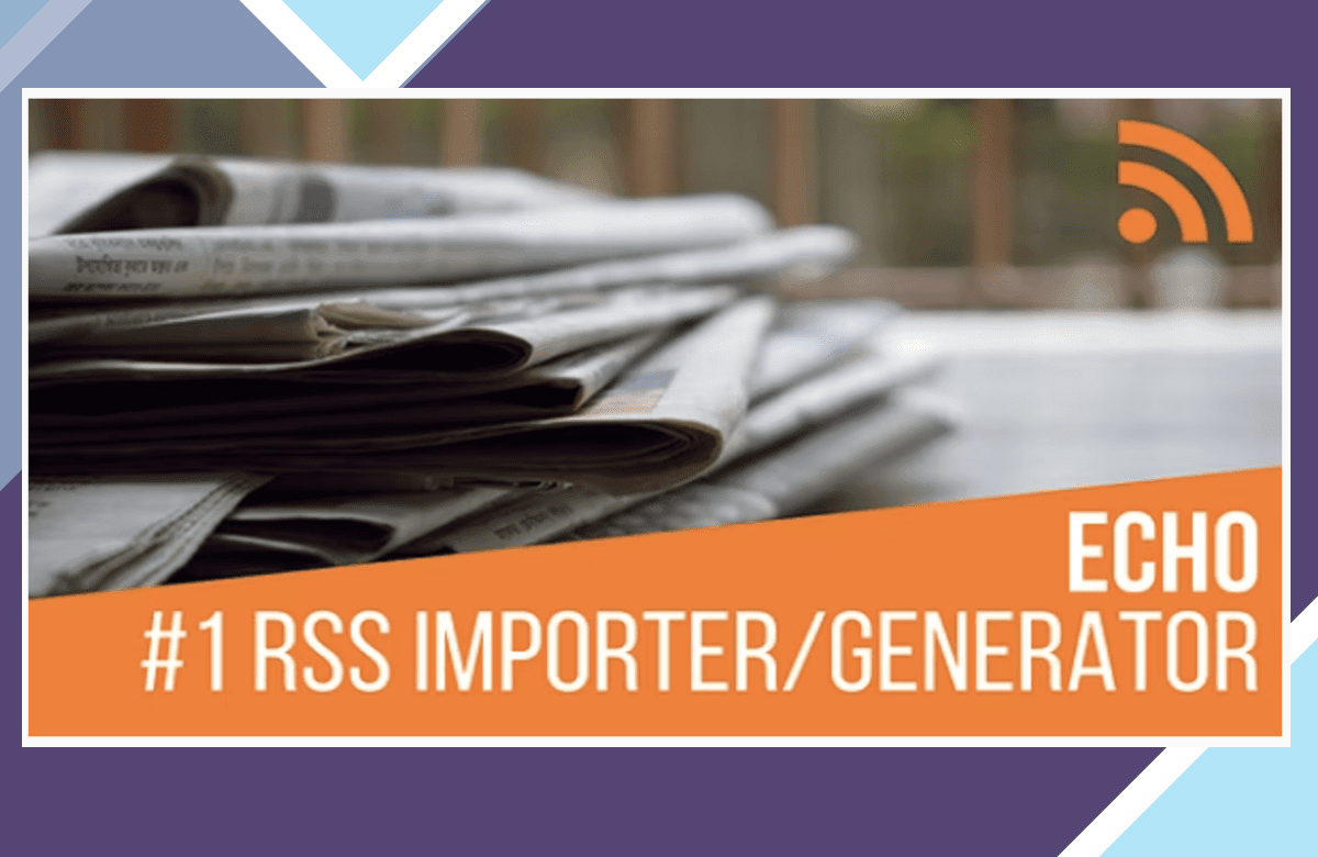 Echo RSS Feed Post Generator Plugin for WordPress screenshot