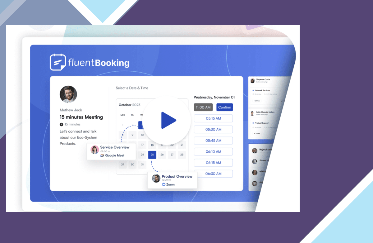 Fluent Booking Pro screenshot