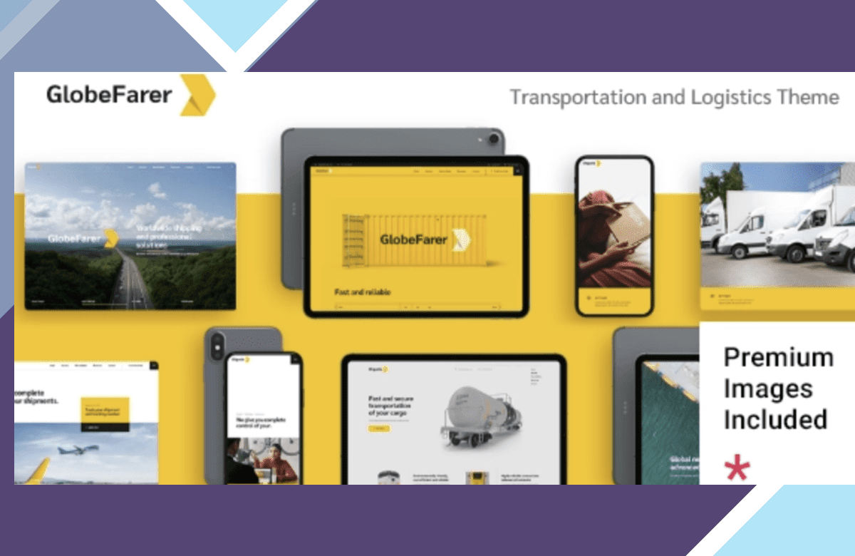 GlobeFarer – Transportation and Logistics Theme screenshot