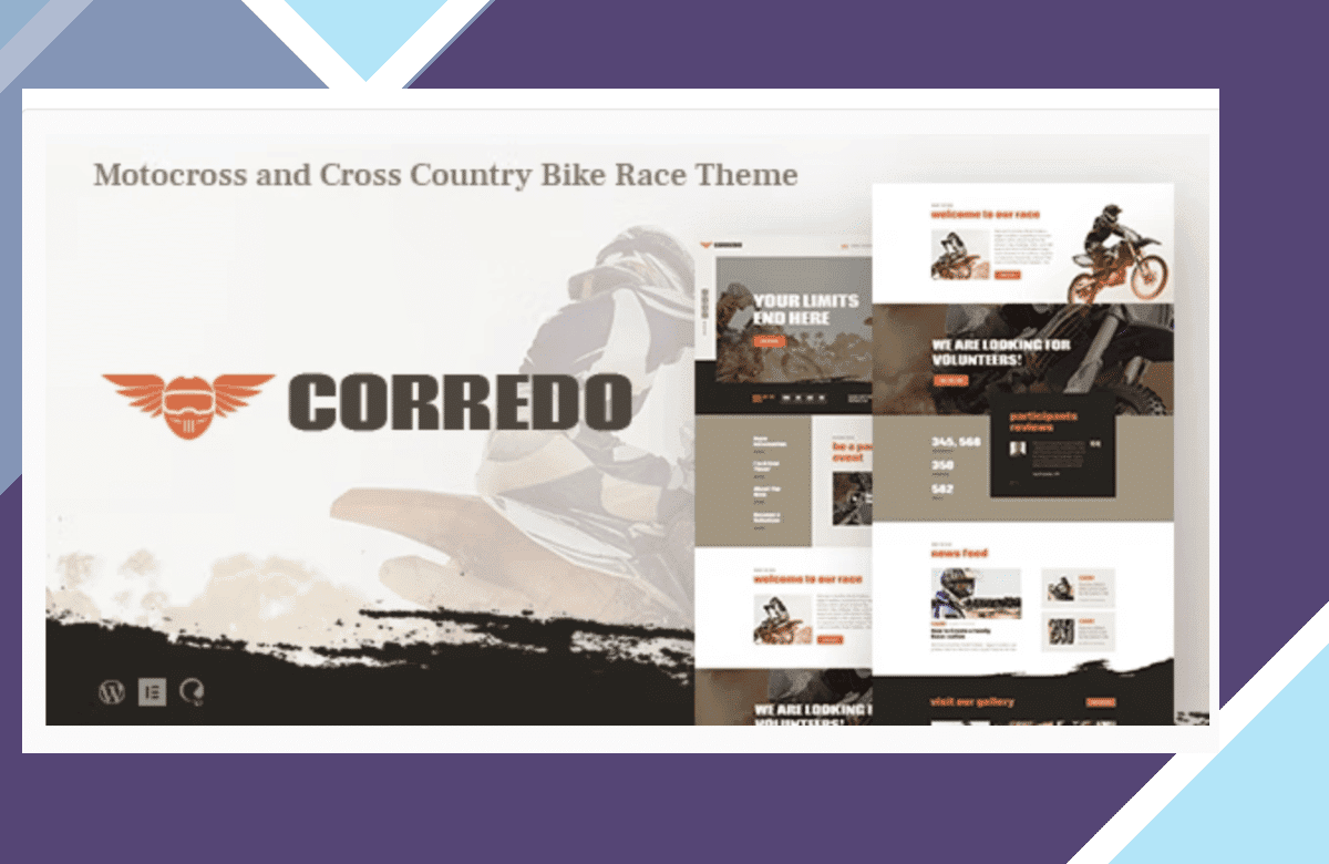 Corredo – Bike Race & Sports Events WordPress Theme screenshot