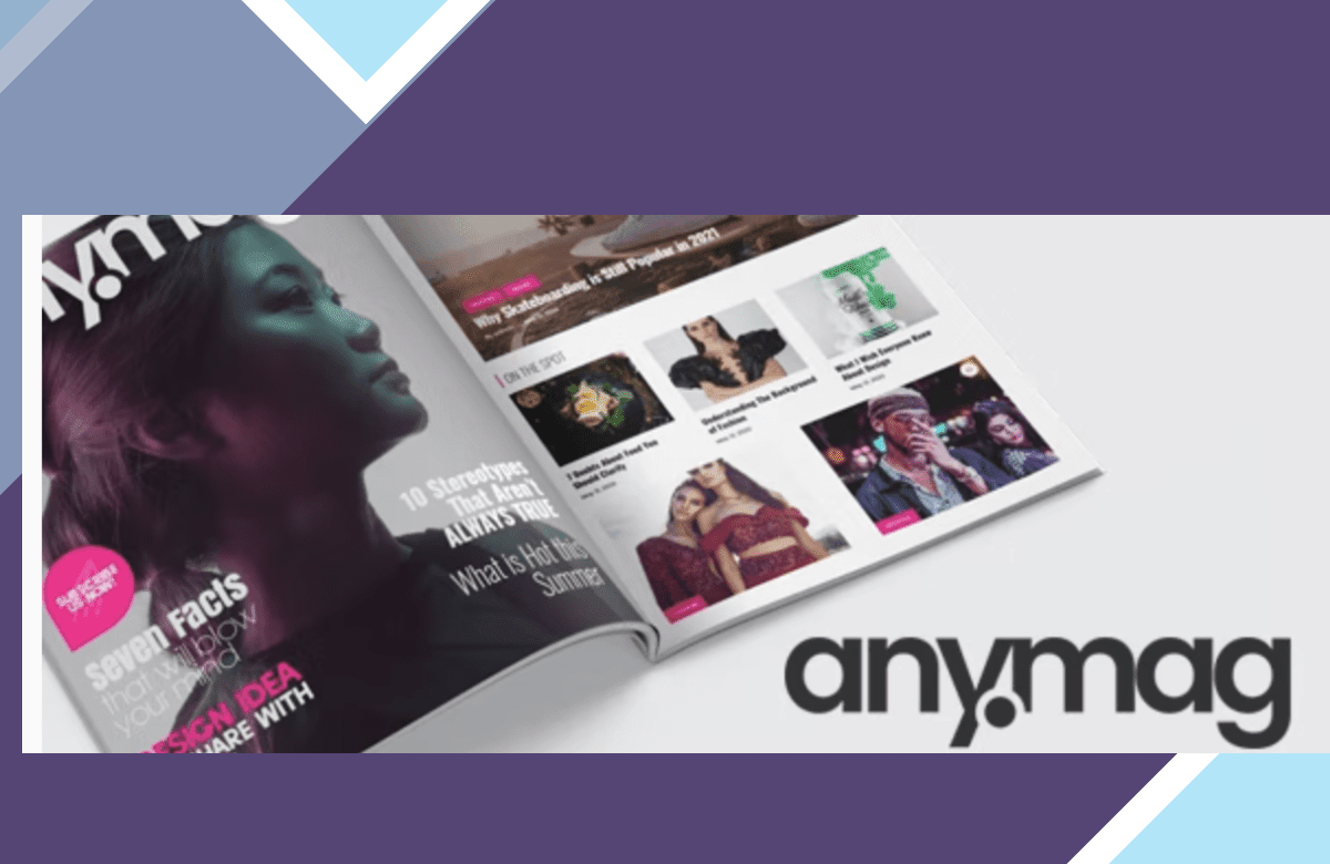 Anymag – Magazine Style WordPress Blog screenshot