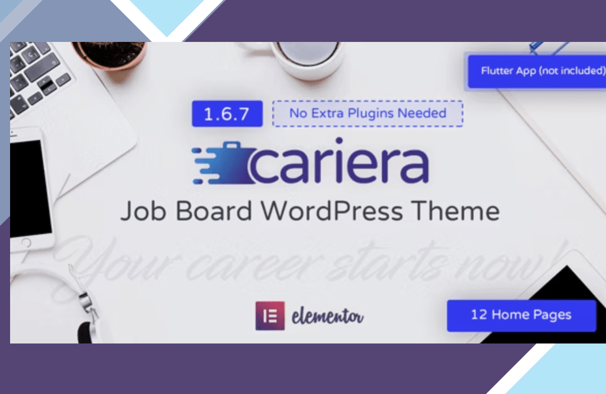 Cariera – Job Board WordPress Theme screenshot