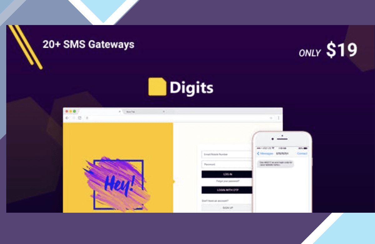 Digits – Additional SMS Gateways Addon screenshot
