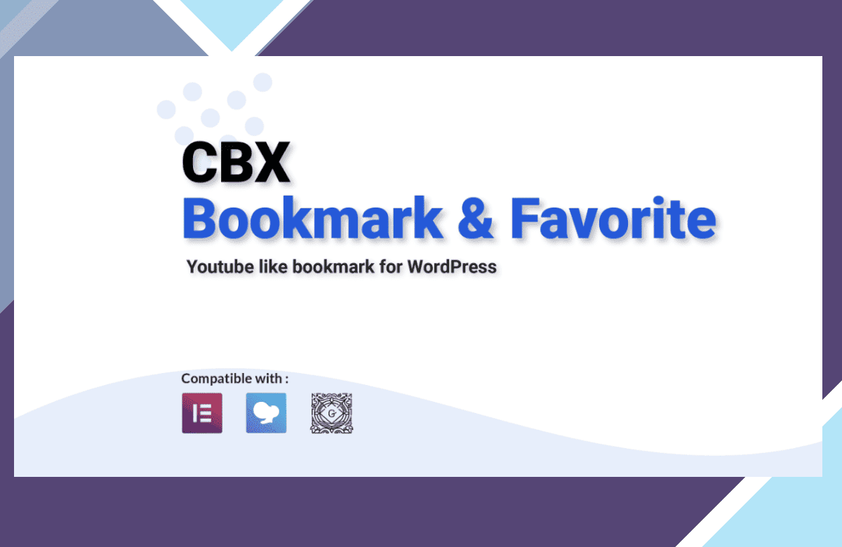 CBX Bookmark and Favorite Pro Addon screenshot