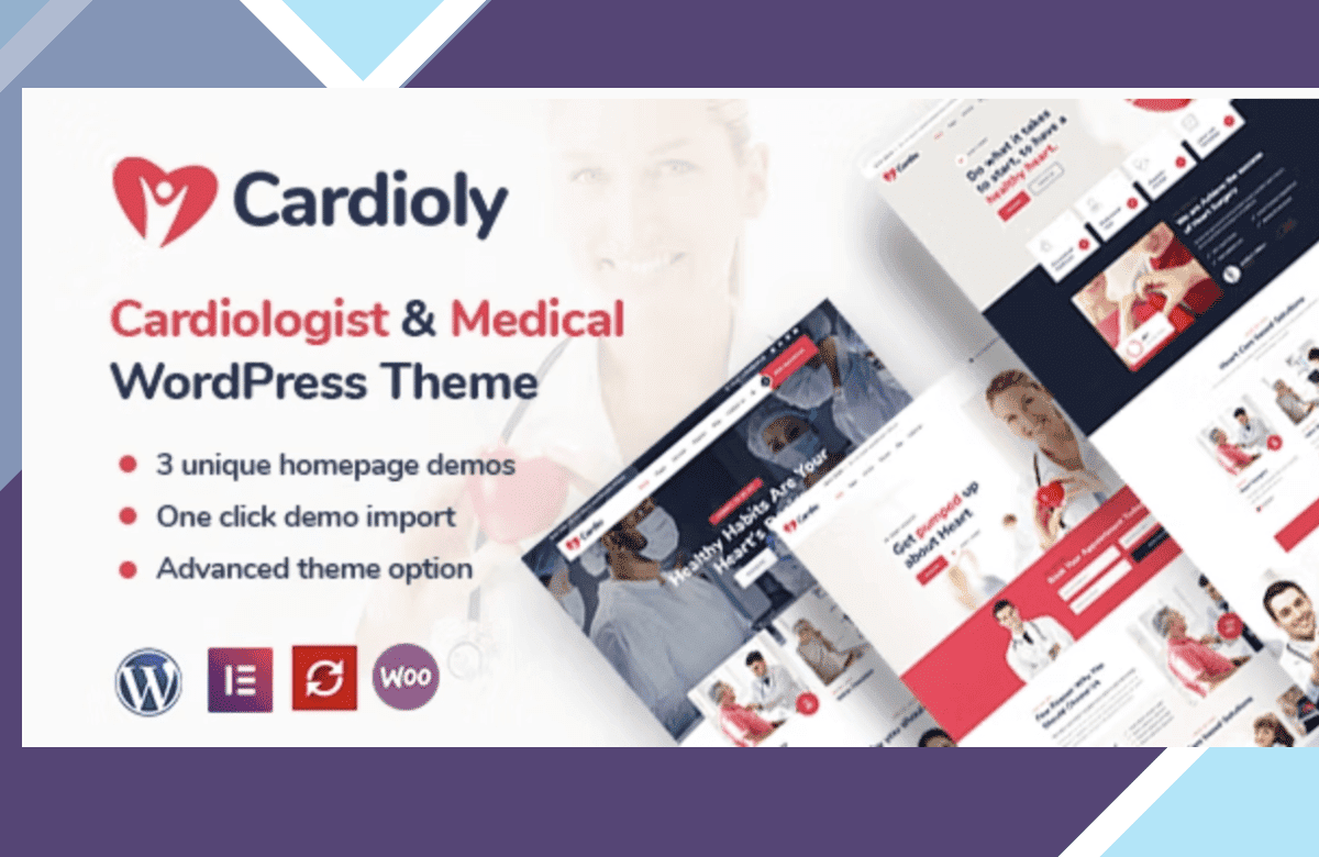 Cardioly – Cardiologist and Medical WordPress Theme screenshot
