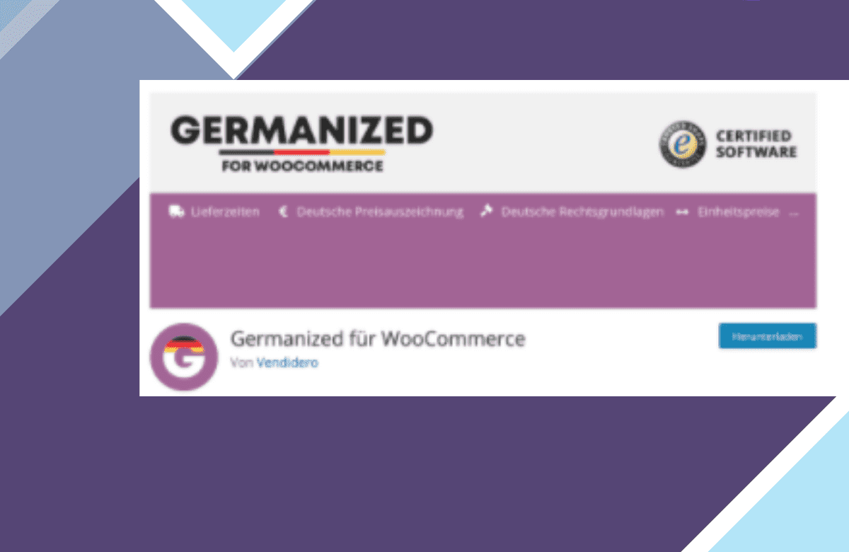 WooCommerce Germanized Pro screenshot