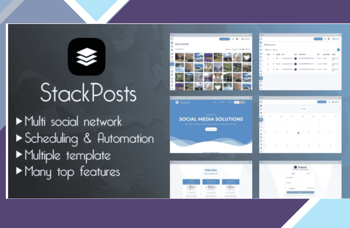 Stackposts screenshot