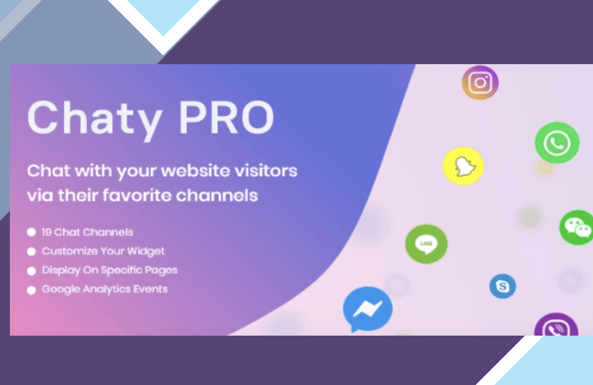 Chaty Pro – WordPress Chat Plugin screenshot