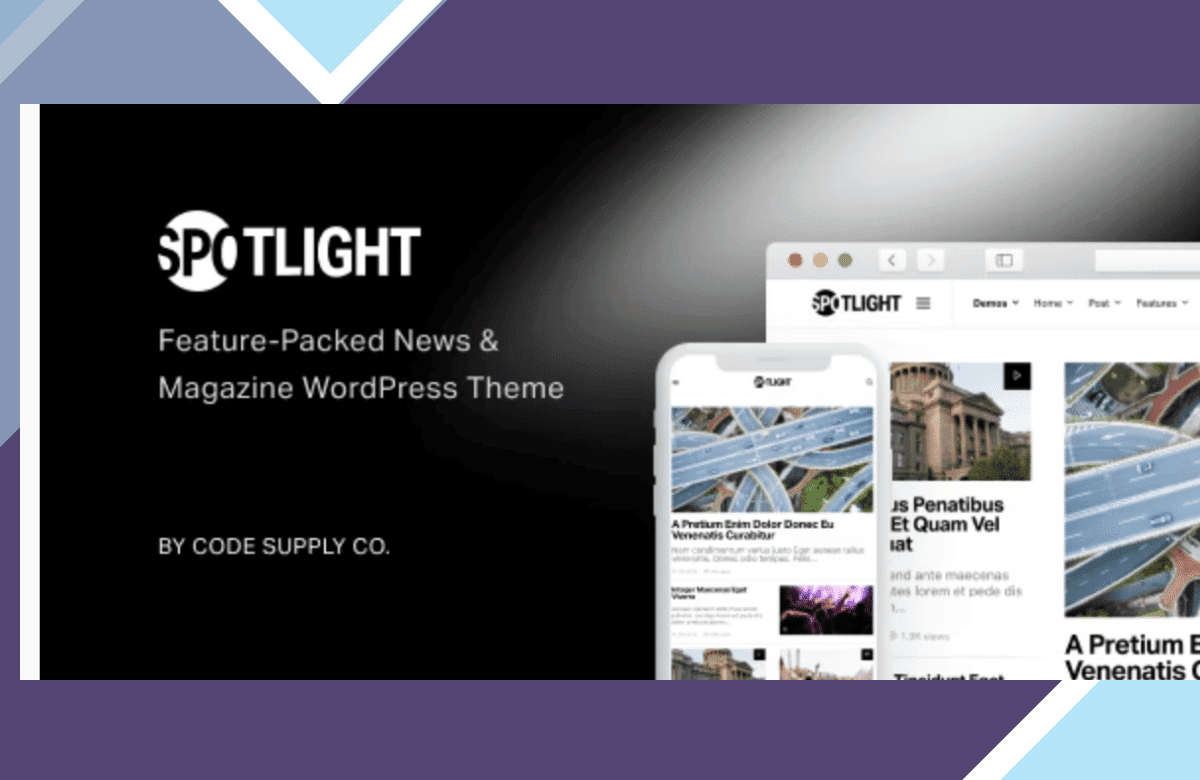 Spotlight – Feature-Packed News and Magazine WordPress Theme screenshot