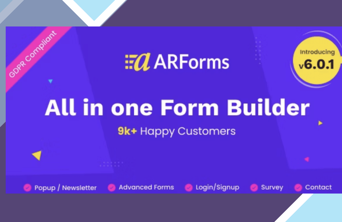 ARForms: WordPress Contact Form Builder Plugin screenshot