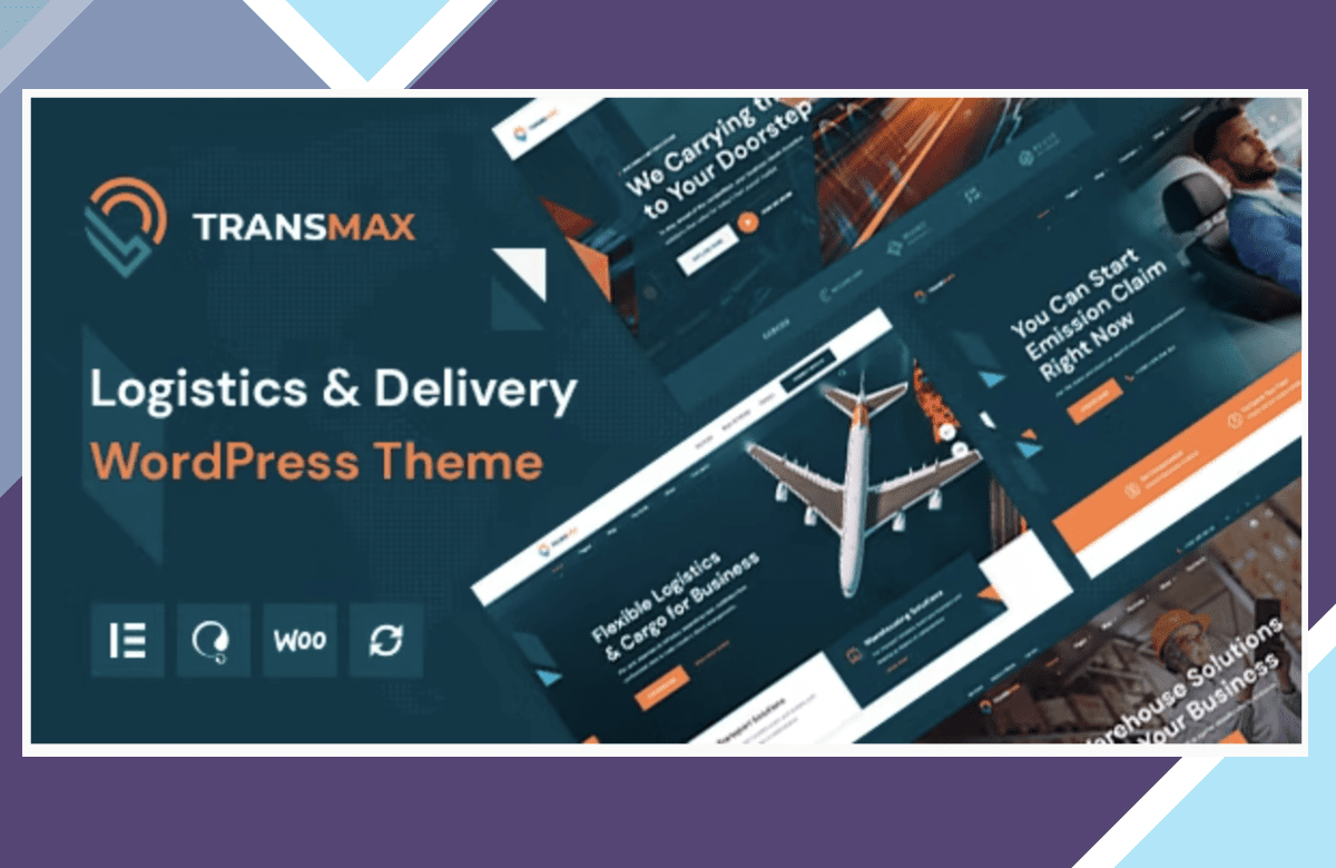 Transmax – Logistics and Delivery Company WordPress Theme screenshot