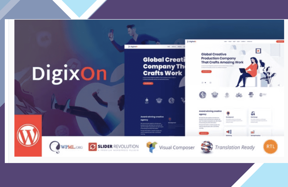 Digixon – Digital Marketing Strategy Consulting WP Theme screenshot