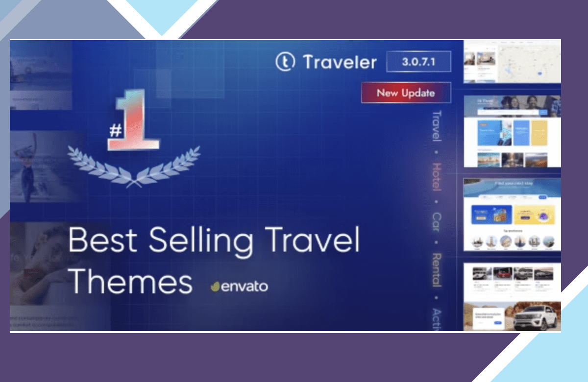 Traveler – Travel Booking WordPress Theme By shinetheme screenshot