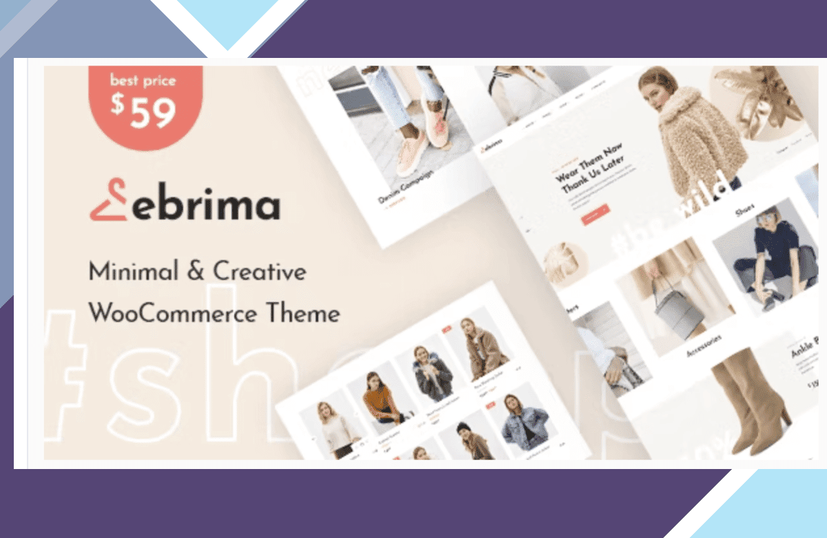 Ebrima – Minimal and Creative WooCommerce WP Theme screenshot