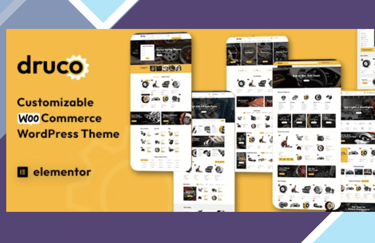 Druco – Elementor WooCommerce WordPress Theme screenshot