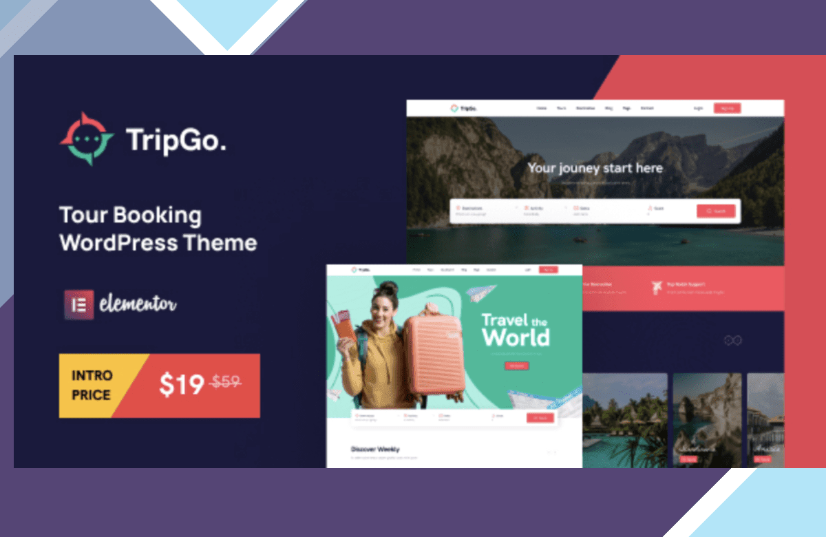 Tripgo – Tour Booking WordPress Theme screenshot