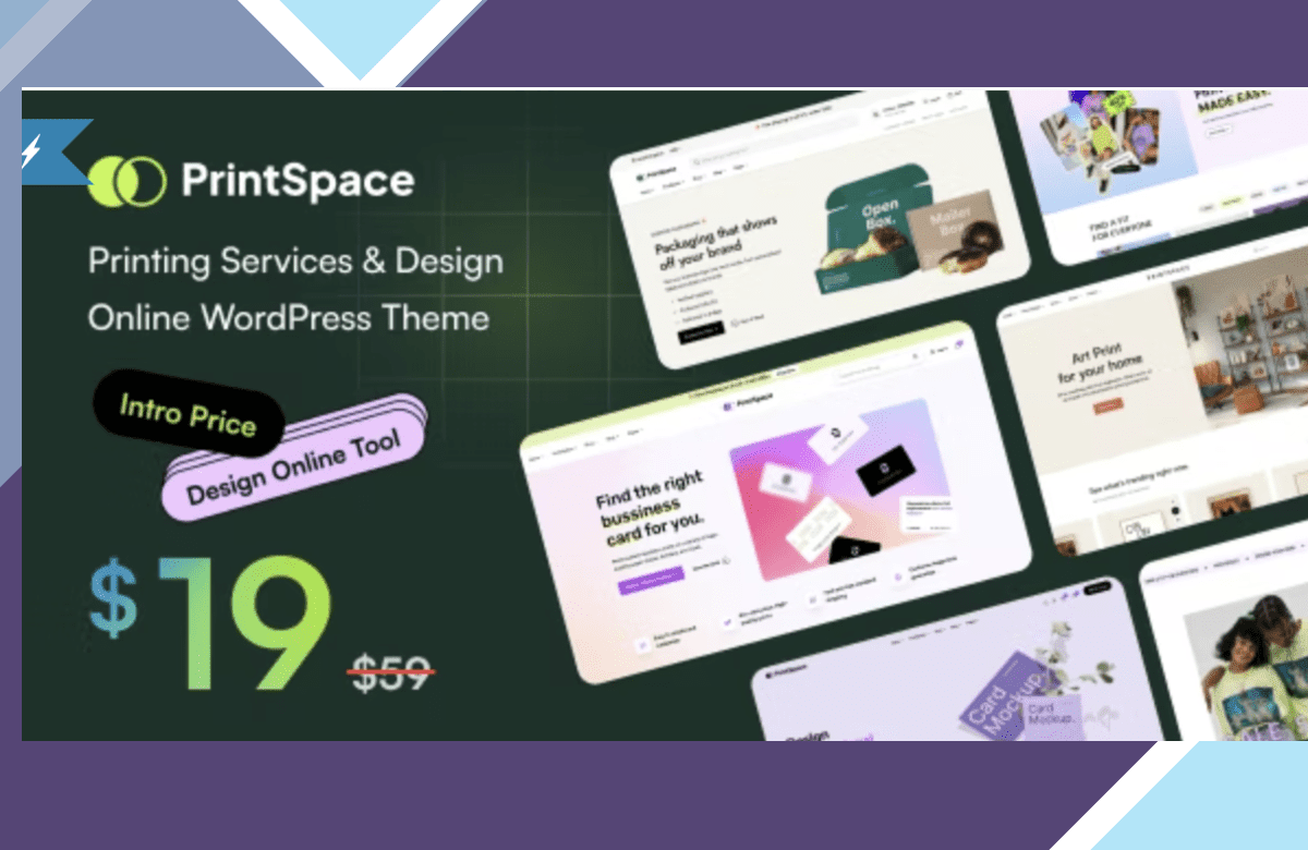 PrintSpace – Printing Services and Design Online WooCommerce WordPress theme screenshot