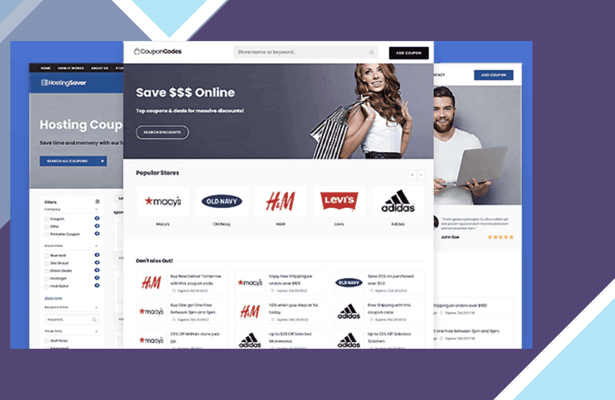 WordPress Coupon Theme screenshot